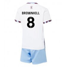 Burnley Josh Brownhill #8 Tredjedraktsett Barn 2024-25 Kortermet (+ korte bukser)